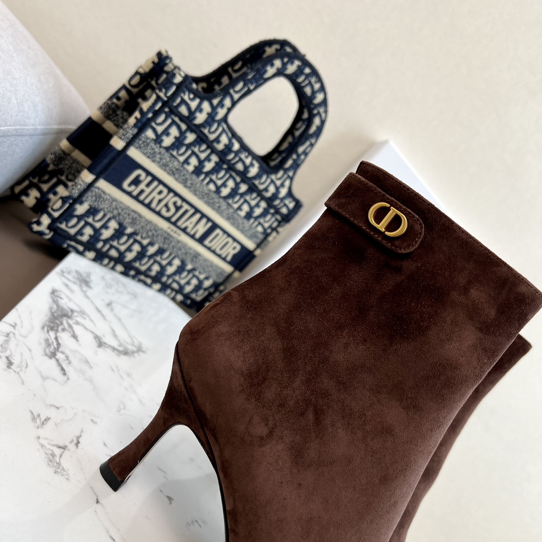 Dior High-heeled Ankle Boots in Brown - Image 10