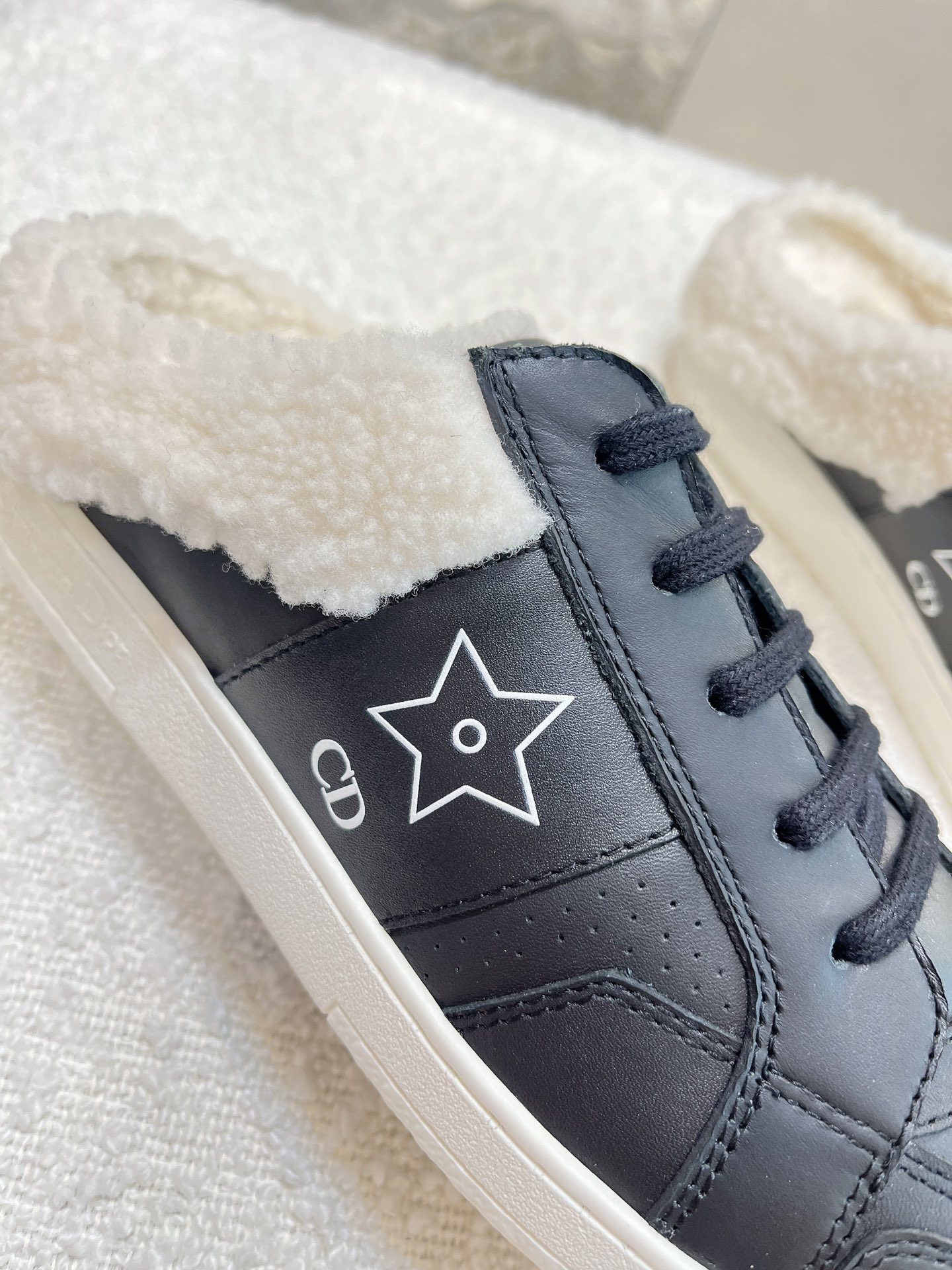Dior Open Back Star Sneakers - Image 8