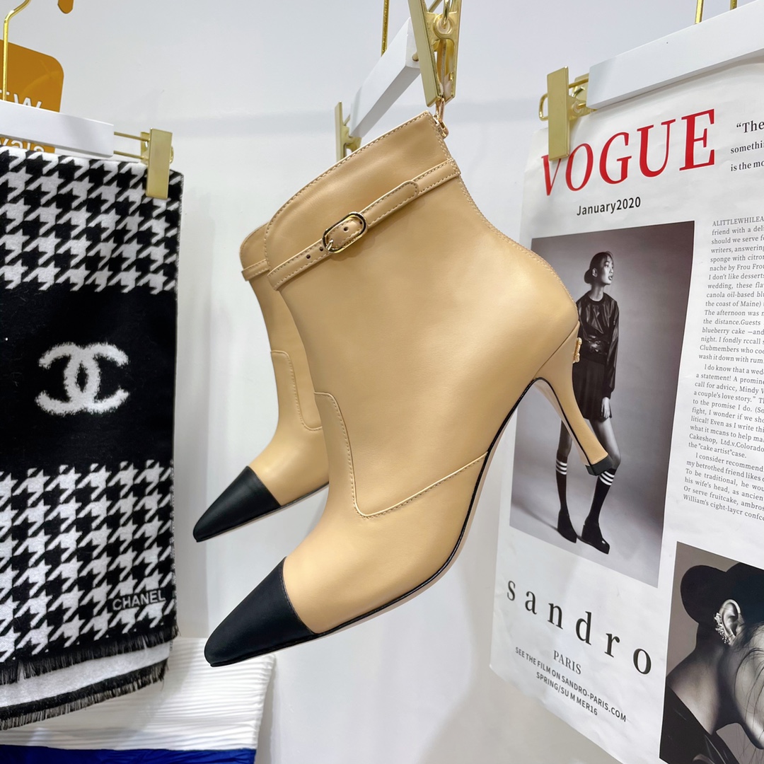 Chanel High-heeled Ankle Boots - Image 5
