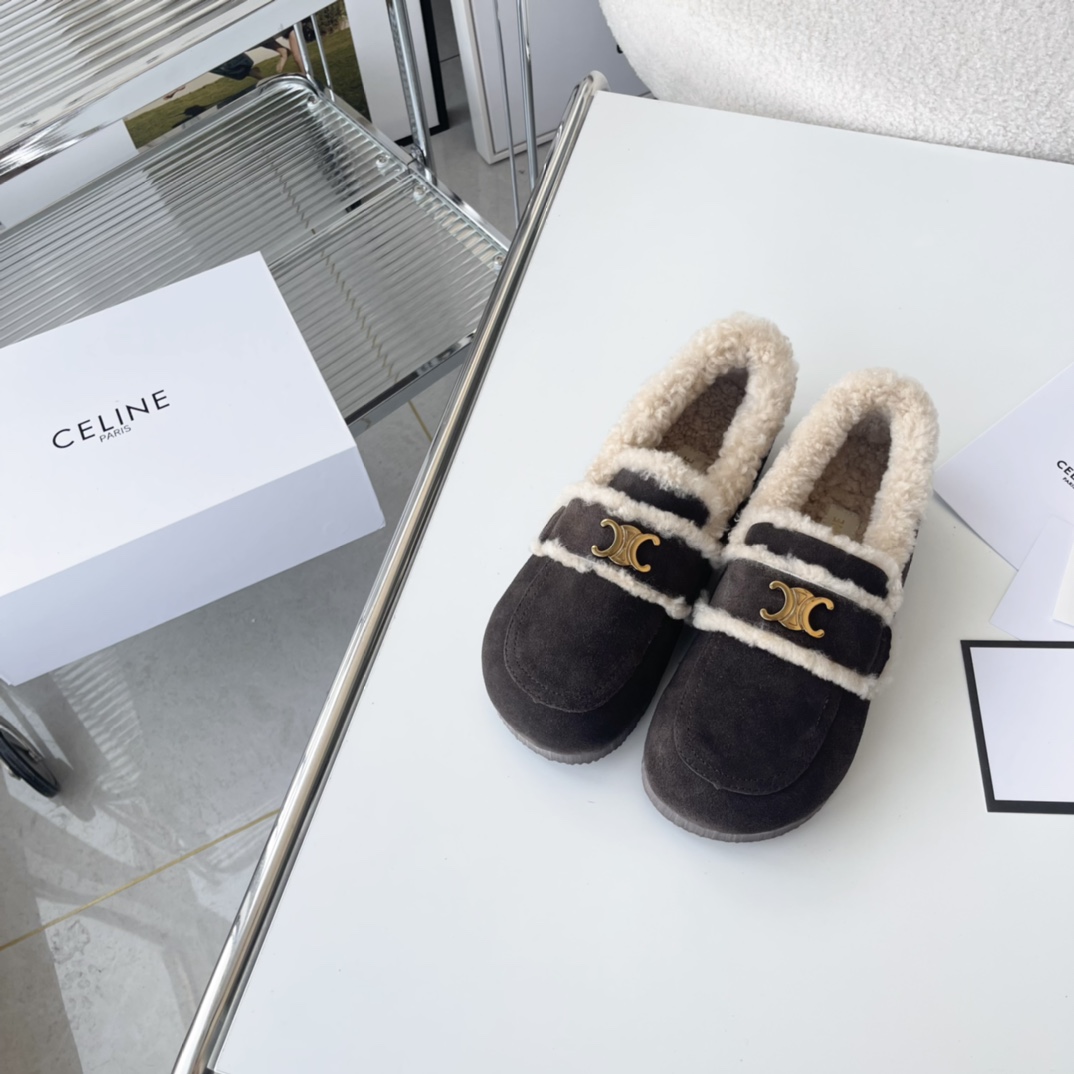 Celine Arc de Triomphe Teddy Shoes - Image 3
