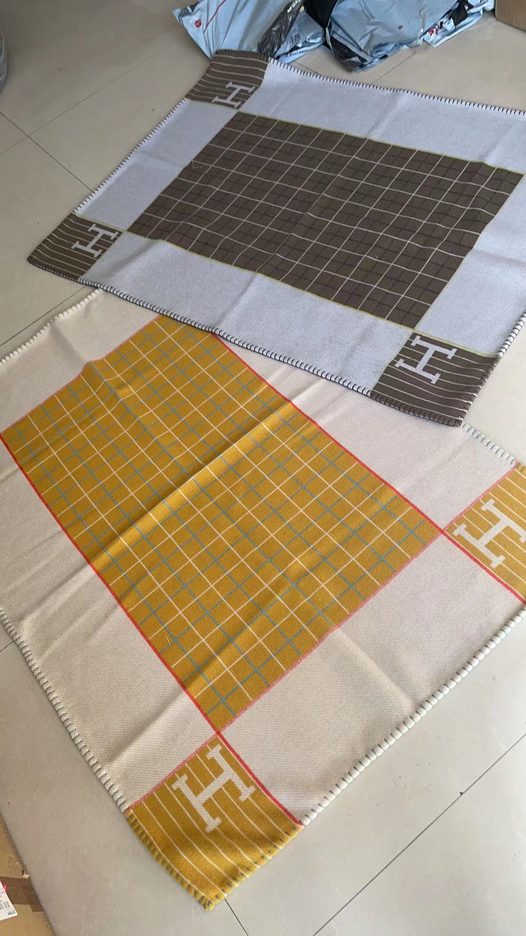 Hermes baby blanket online