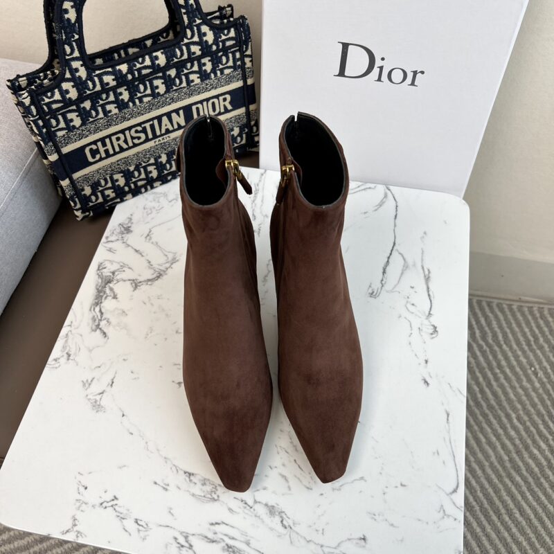 Dior High-heeled Ankle Boots in Brown