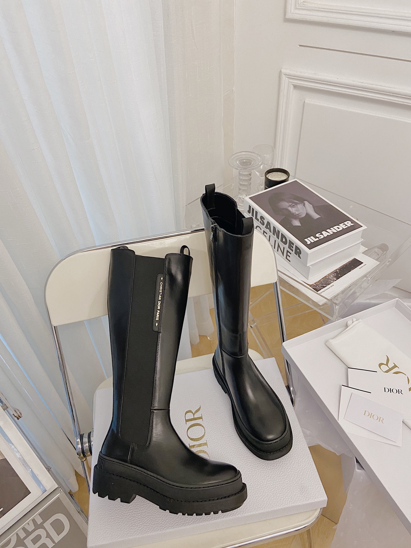Dior High-top Chelsea Boots in Black - Image 6