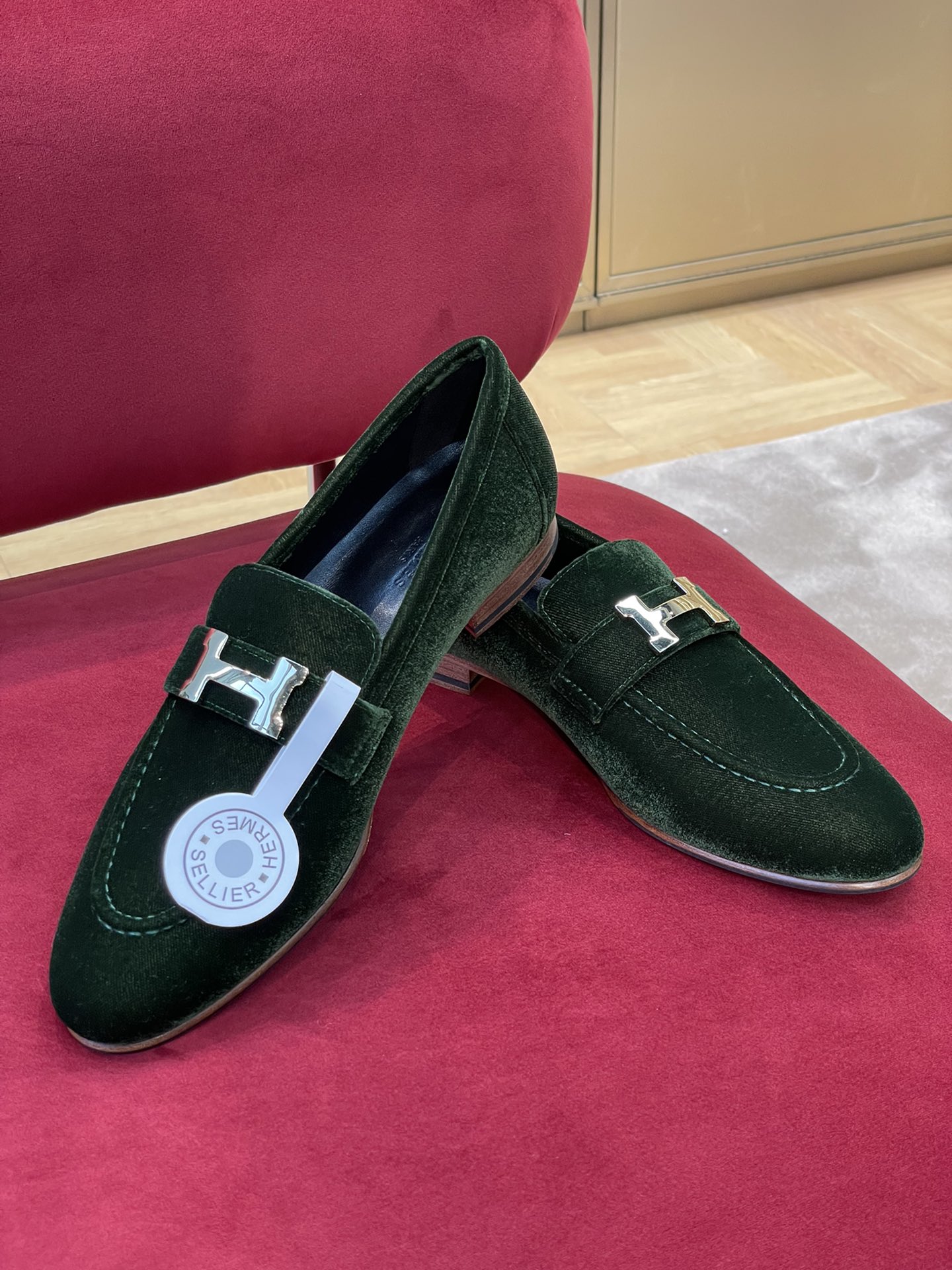 Hermes H Buckle Loafers - Image 5