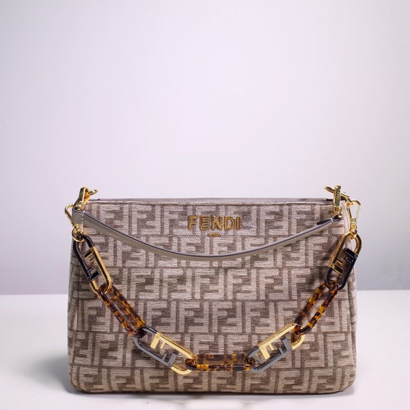Fendi Chenille Bag in Grey