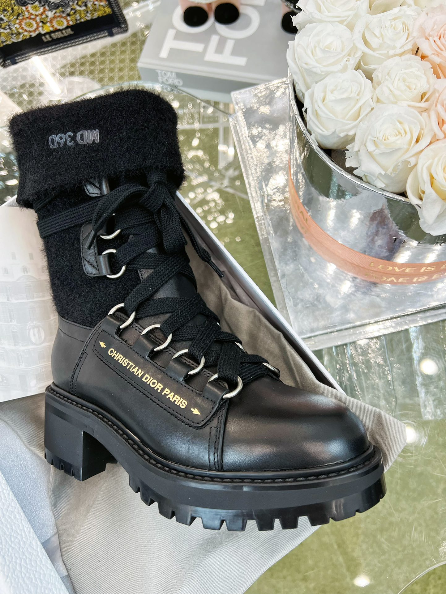 Dior Lace-up High-top Boots - Image 6