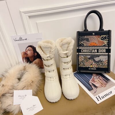 Dior High-top Martin Boots in Black