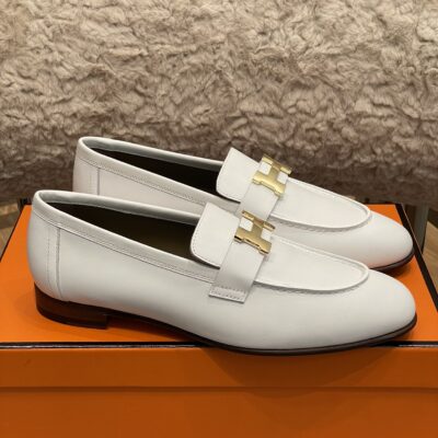 Hermes H Buckle Loafers