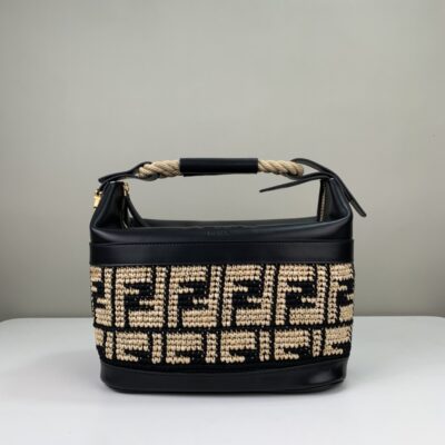 Fendi Raffia Lunch Box