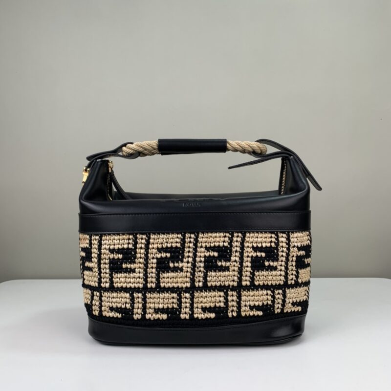 Fendi Raffia Lunch Box