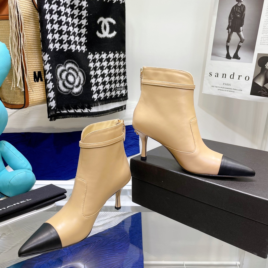 Chanel High-heeled Ankle Boots - Image 7