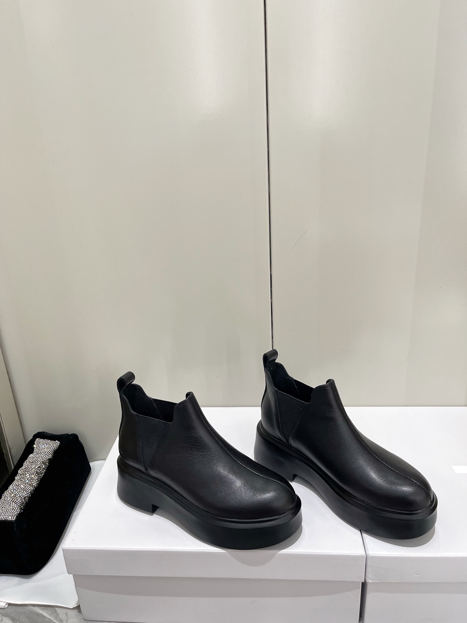 The Row Thick-soled Classic Short Boots - Image 3