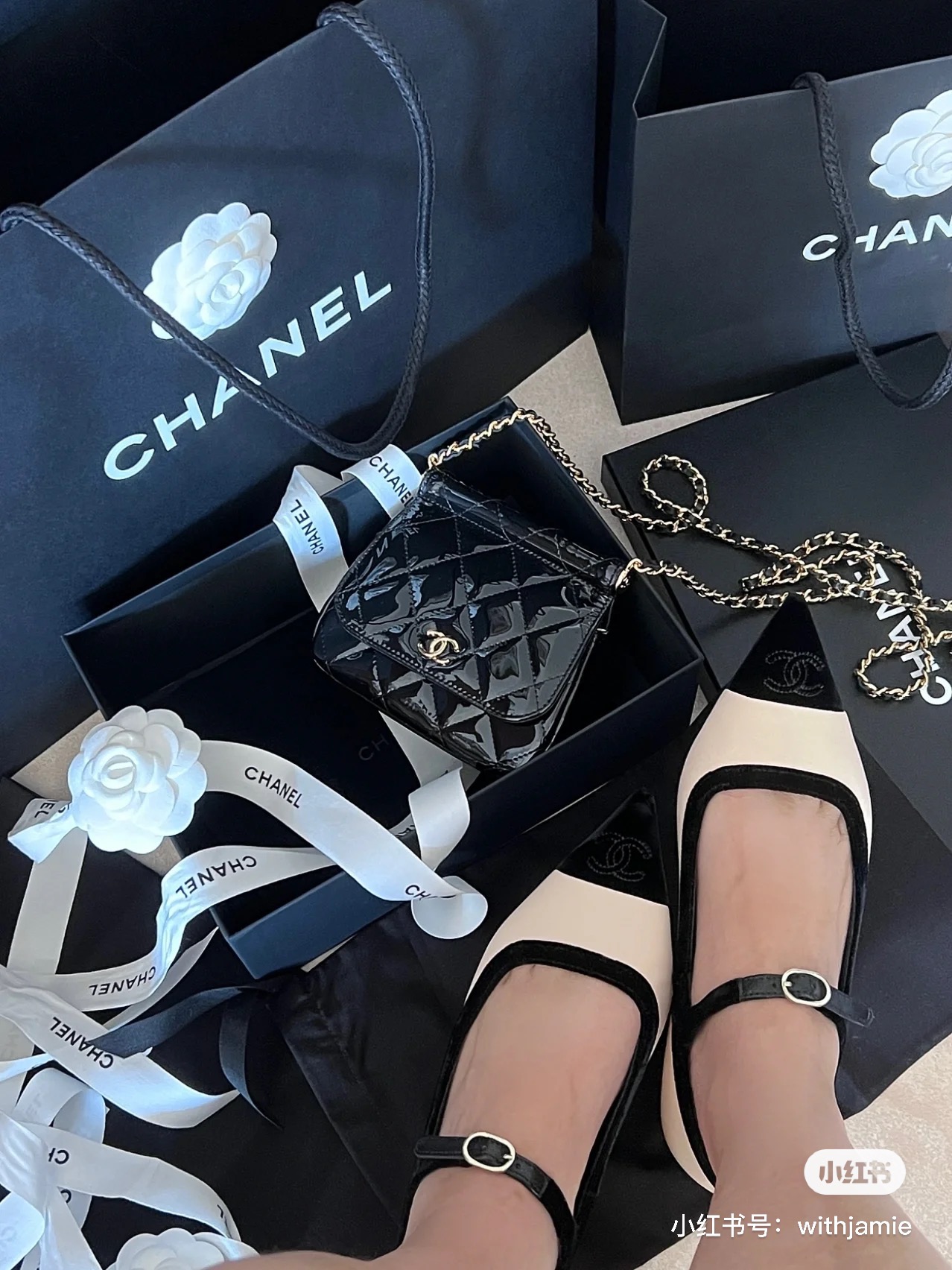 Chanel Pointed Toe Mary Jane Shoes - Image 8