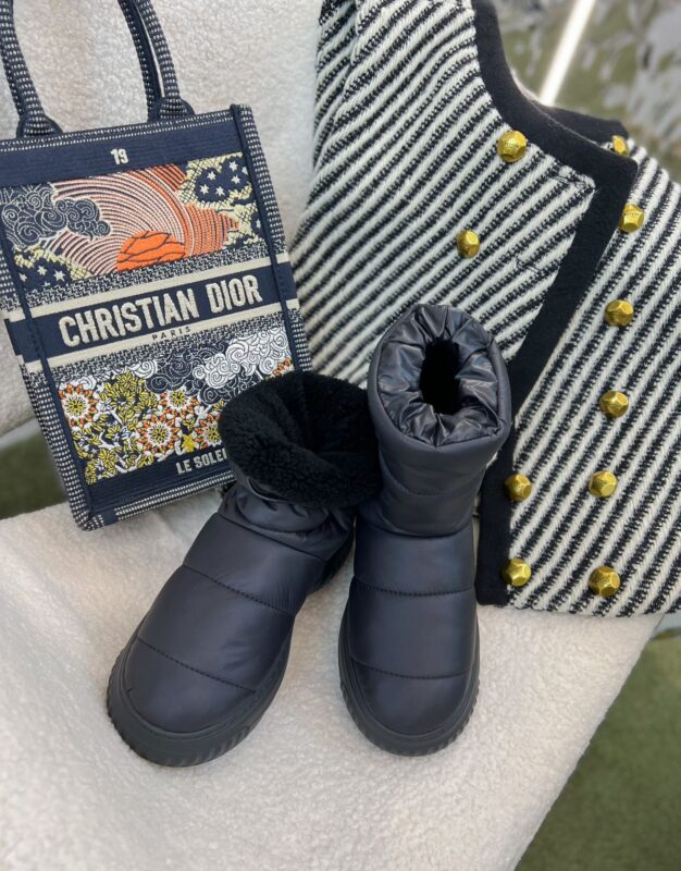 Dior Short Down Snow Boots