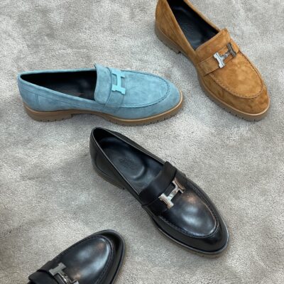 Hermes H Buckle Loafers