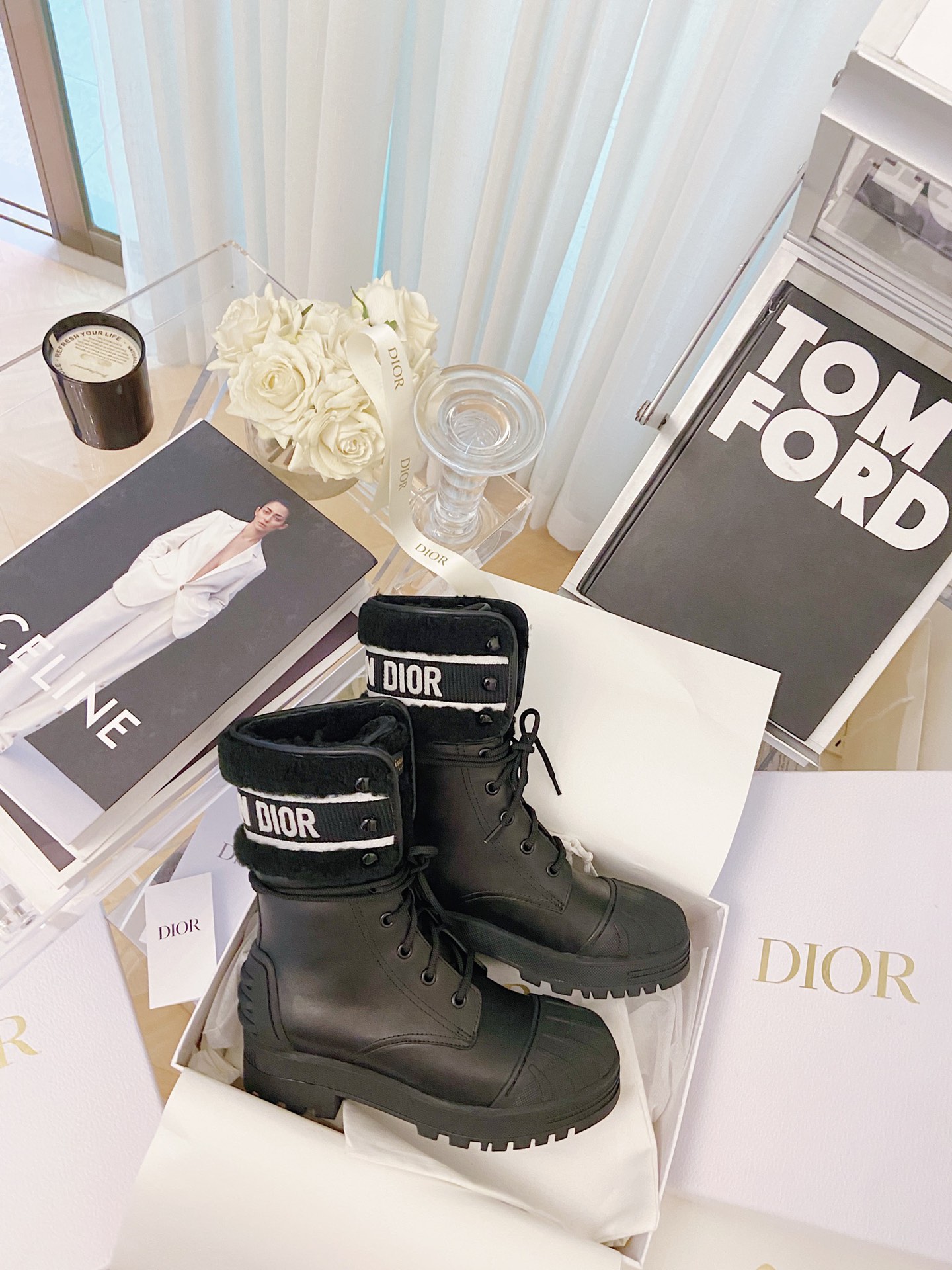 Dior Lace-up High-top Boots - Image 5