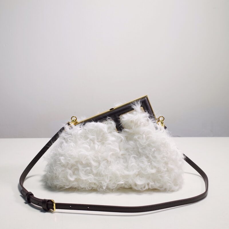 Fendi Wool Baguette Bag