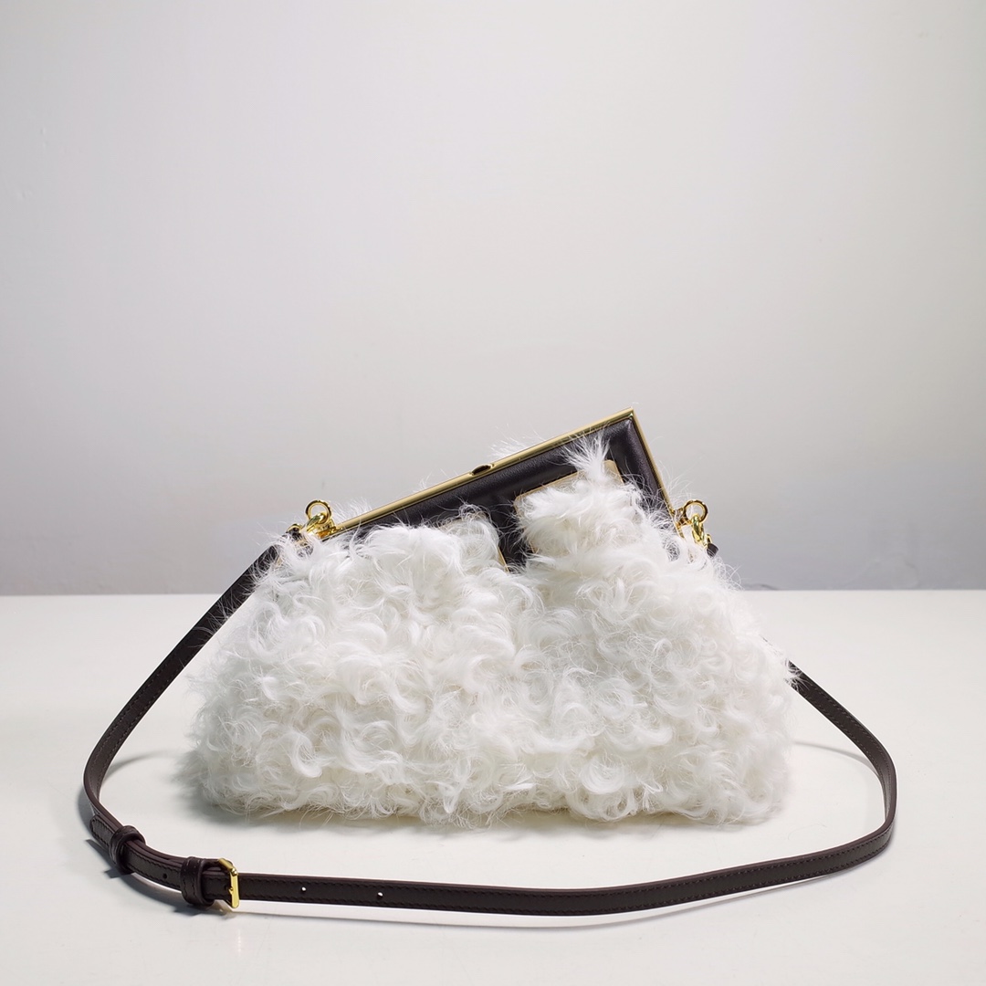 Fendi Wool Baguette Bag