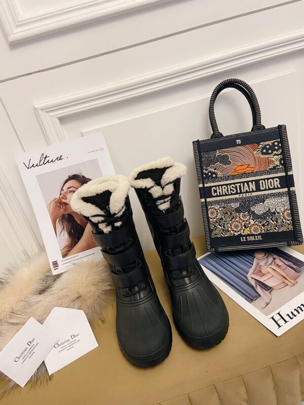 Dior High-top Martin Boots in Black