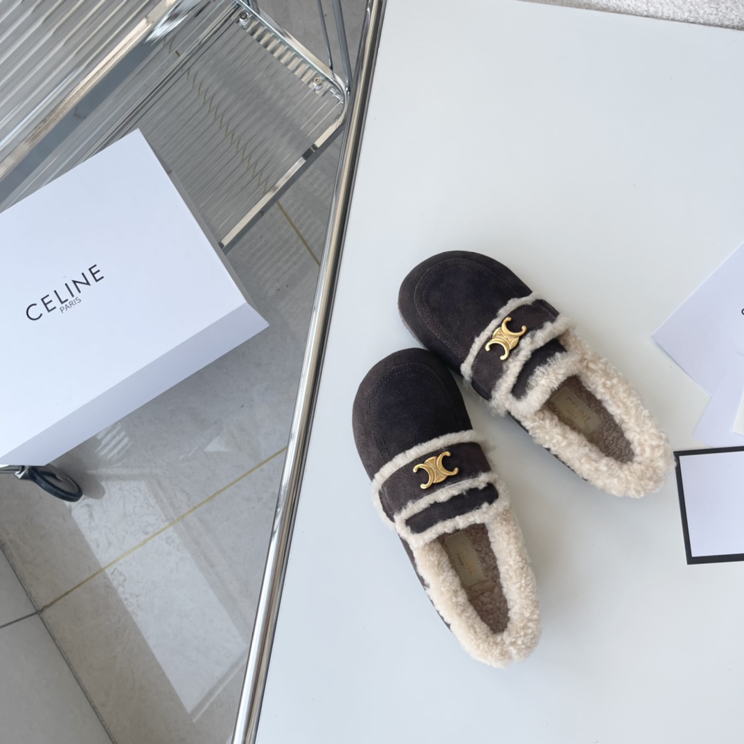 Celine Arc de Triomphe Teddy Shoes - Image 6