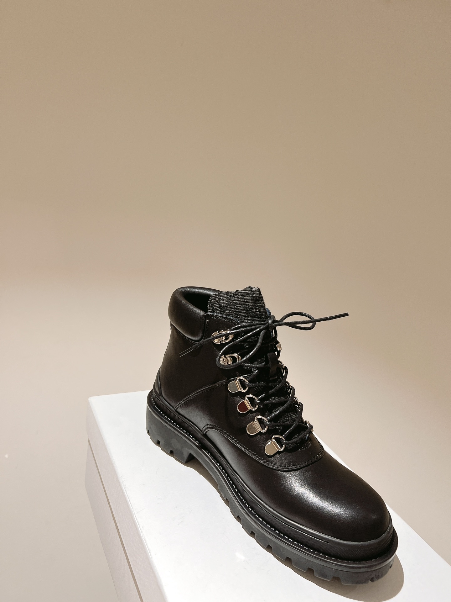 Dior Lace-up Thick-soled Short Boots - Image 10