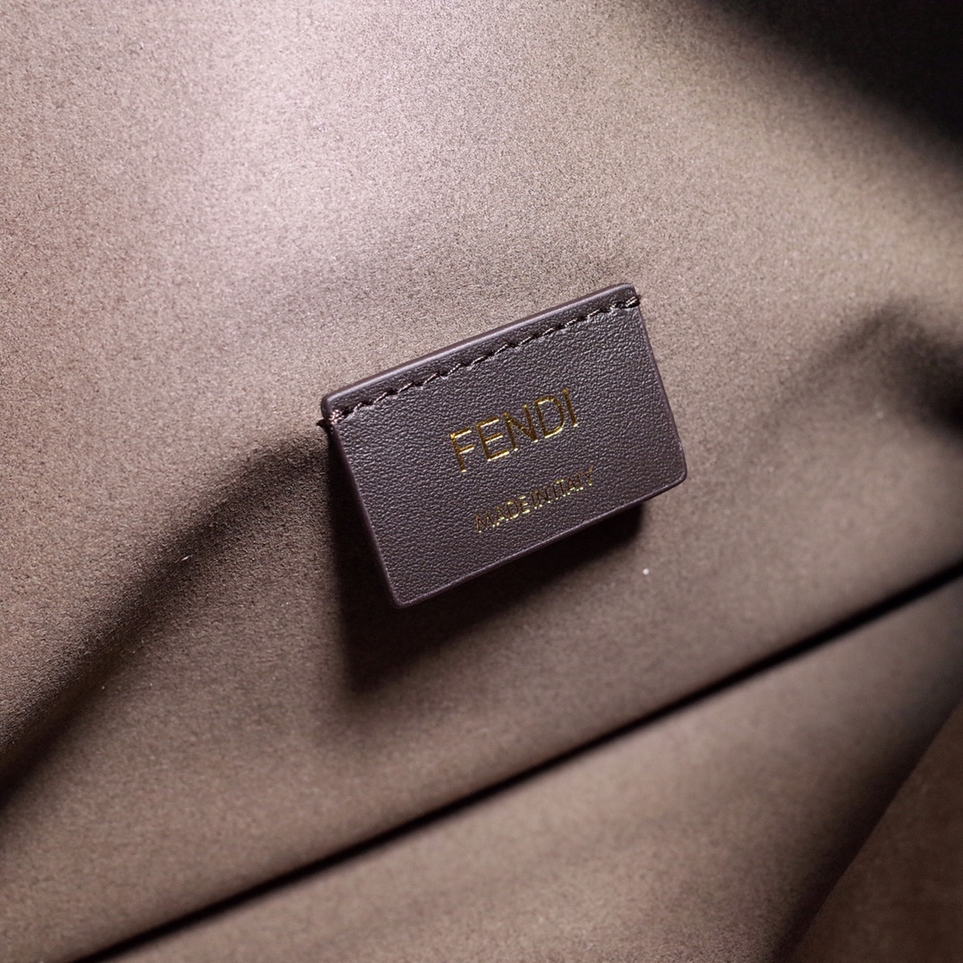 Fendi Chenille Bag in Grey - Image 10