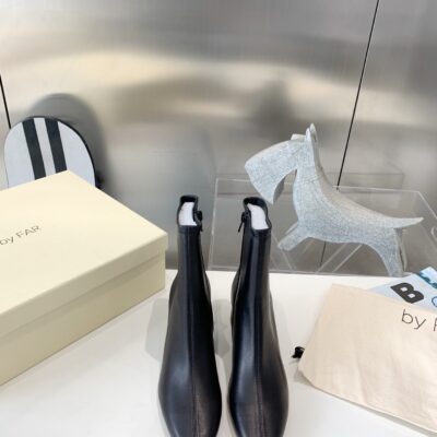 By Far Zipper Ankle Boots