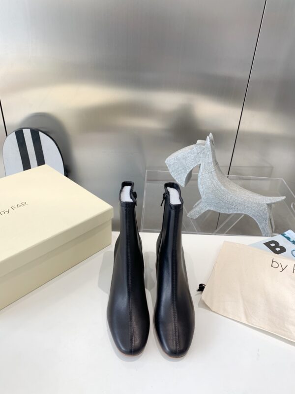 By Far Zipper Ankle Boots