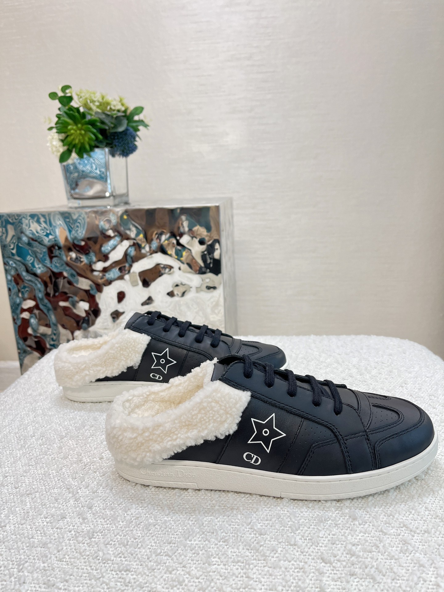 Dior Open Back Star Sneakers - Image 5