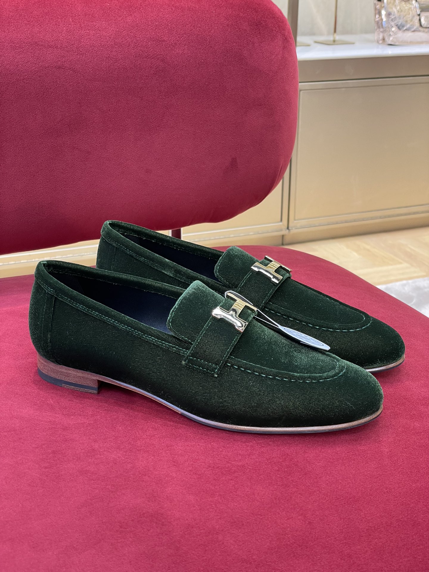 Hermes H Buckle Loafers
