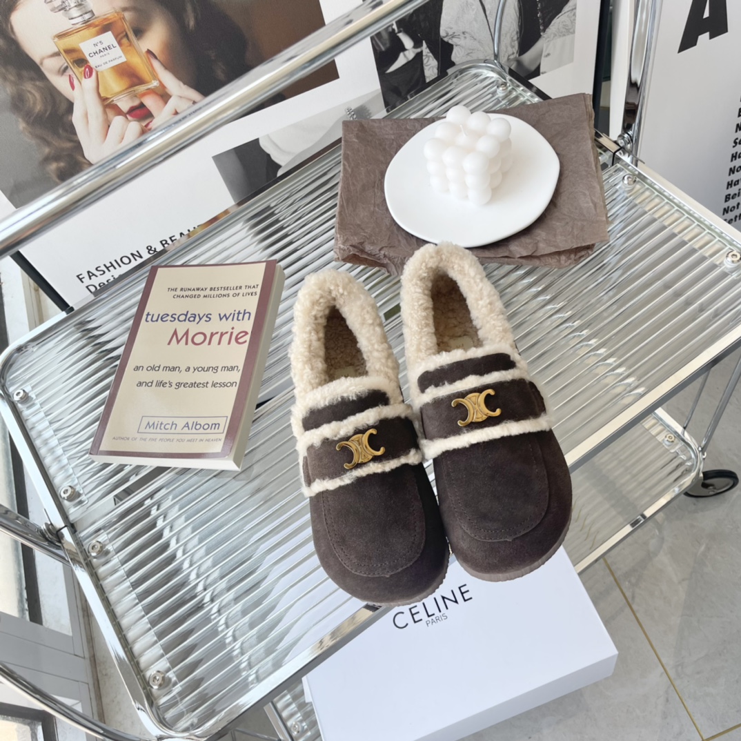 Celine Arc de Triomphe Teddy Shoes