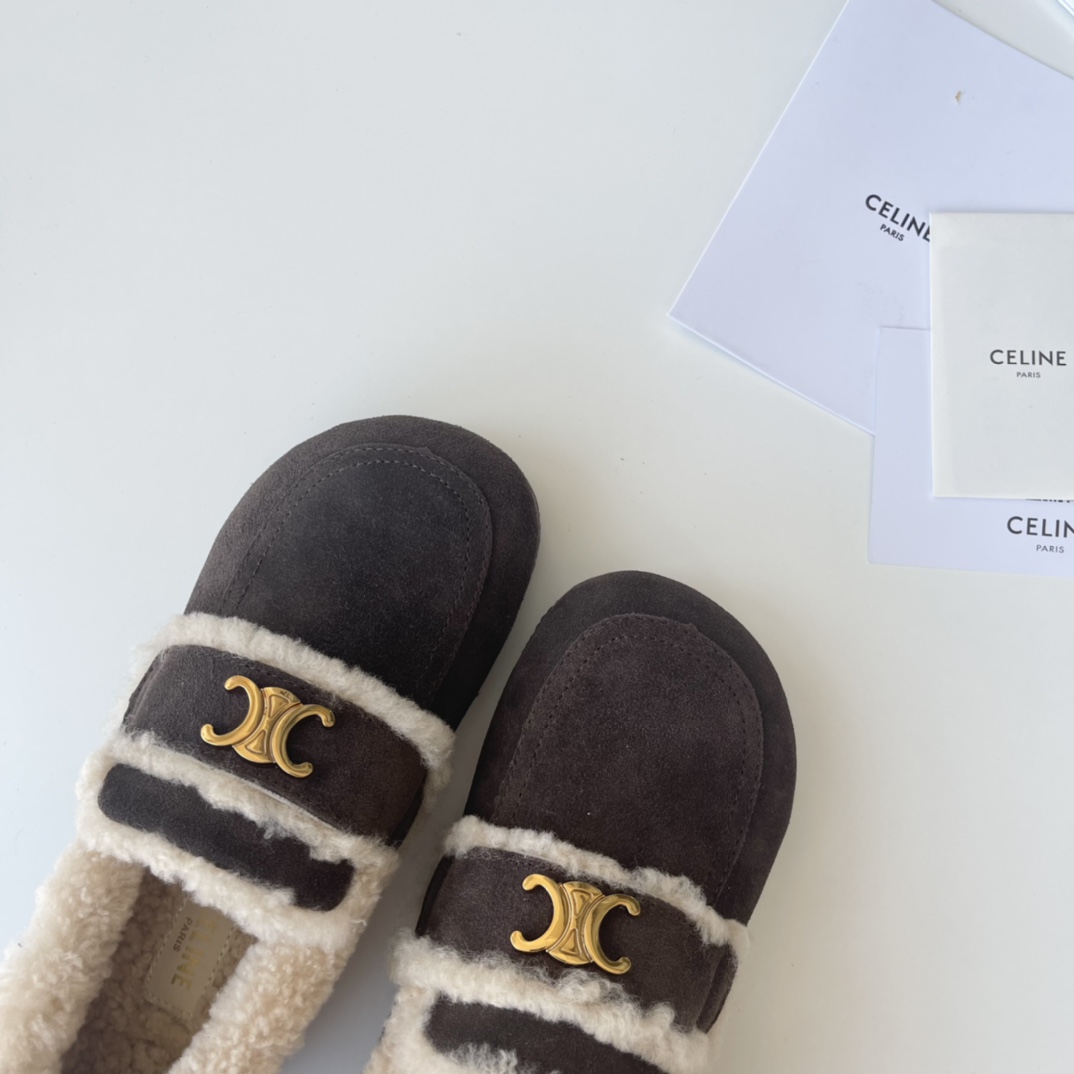 Celine Arc de Triomphe Teddy Shoes - Image 9