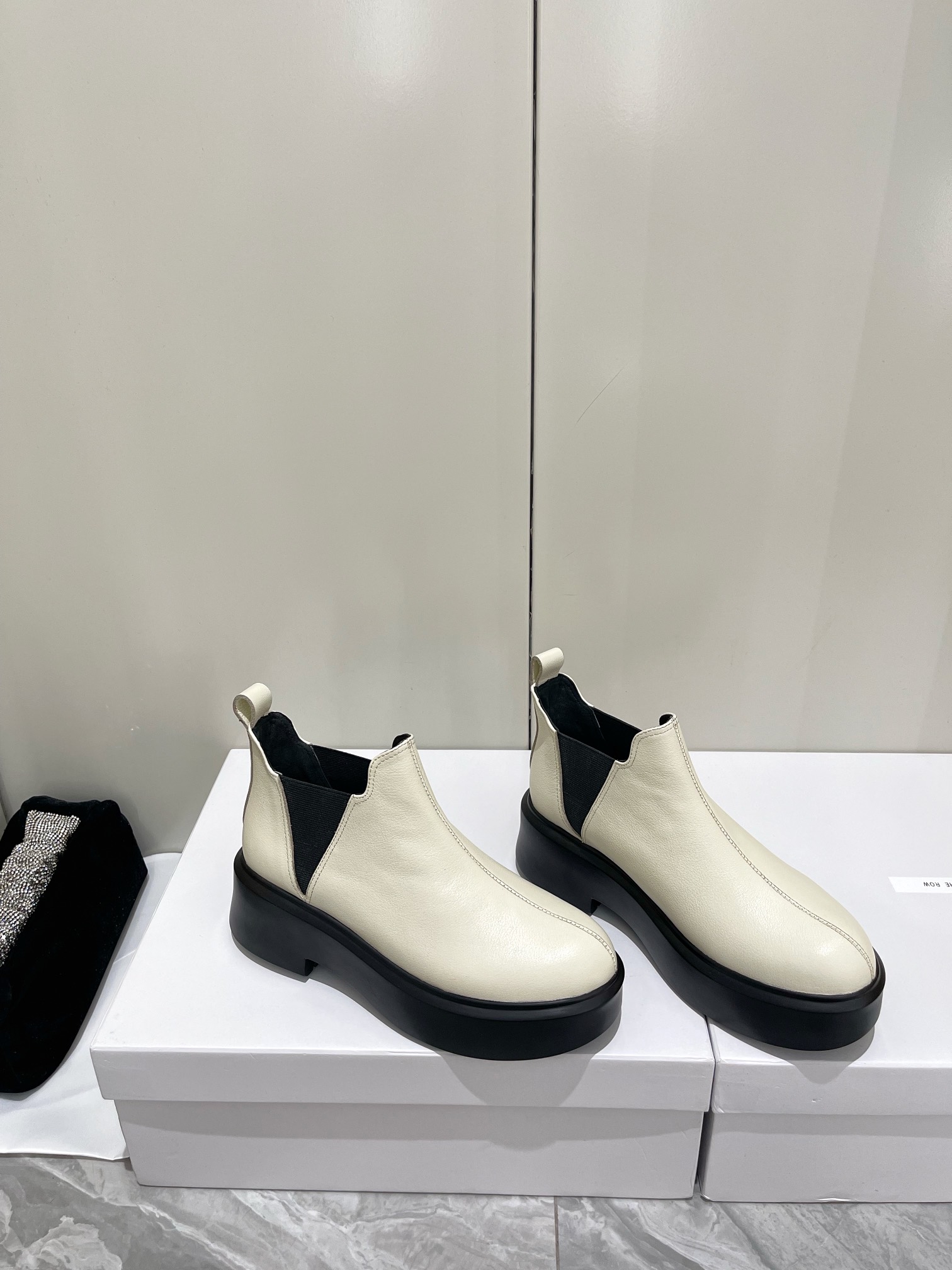 The Row Thick-soled Classic Short Boots - Image 3