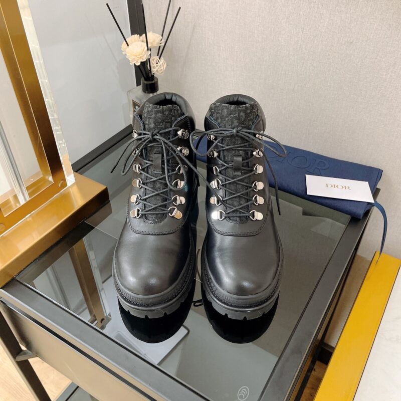 Dior Lace-up Ankle Boots