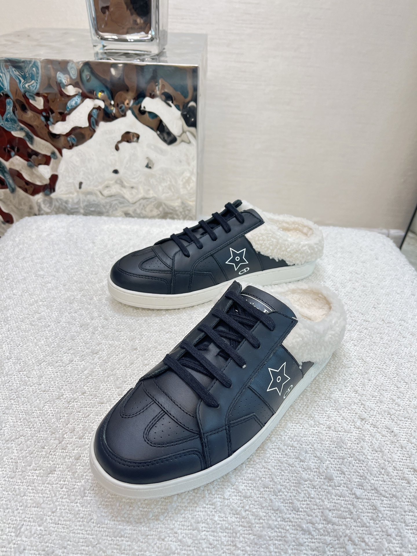 Dior Open Back Star Sneakers - Image 6