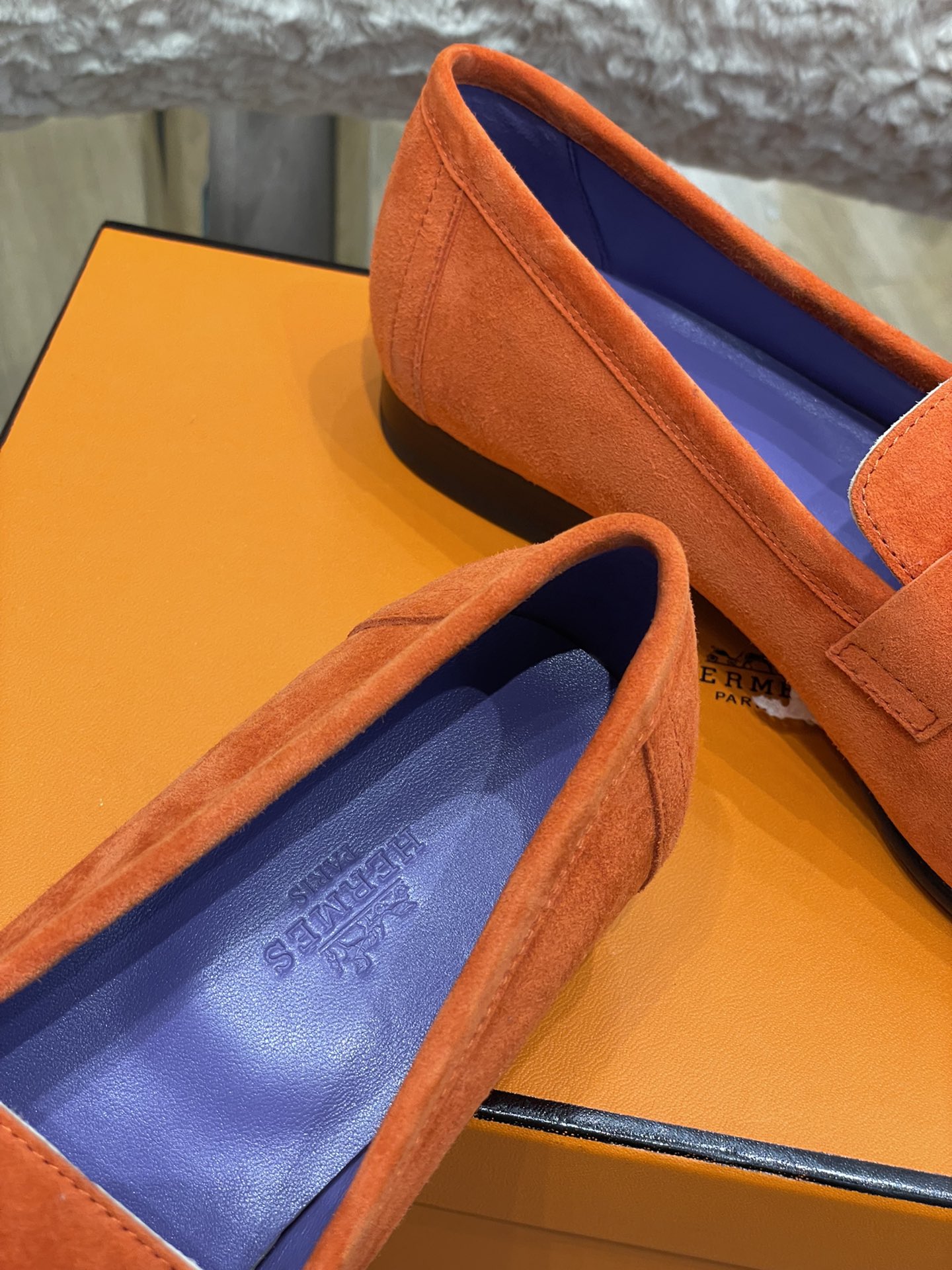 Hermes Fringed Loafers - Image 6