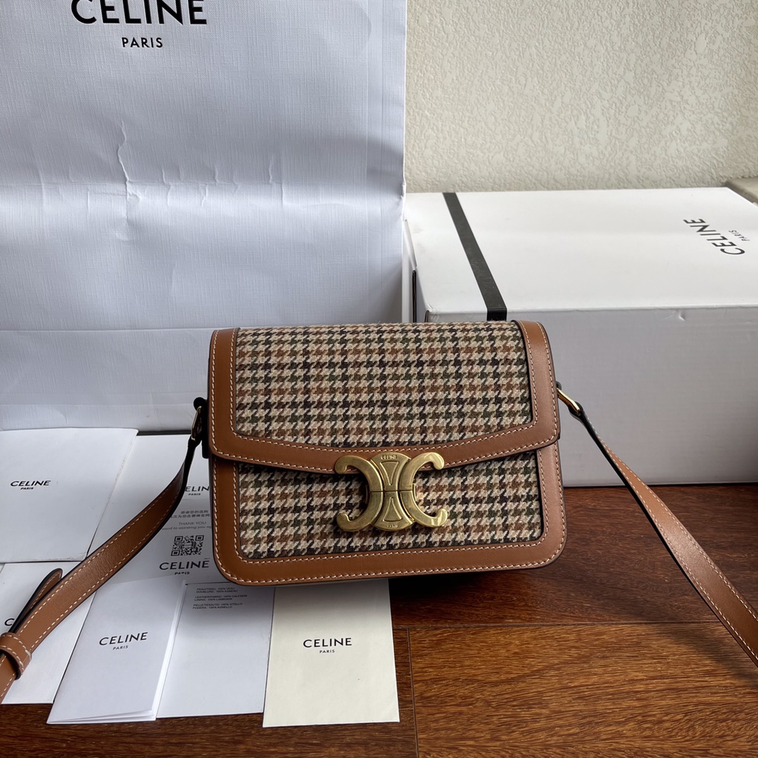 Celine Mini Triomphe Teen Box Bag - Image 3