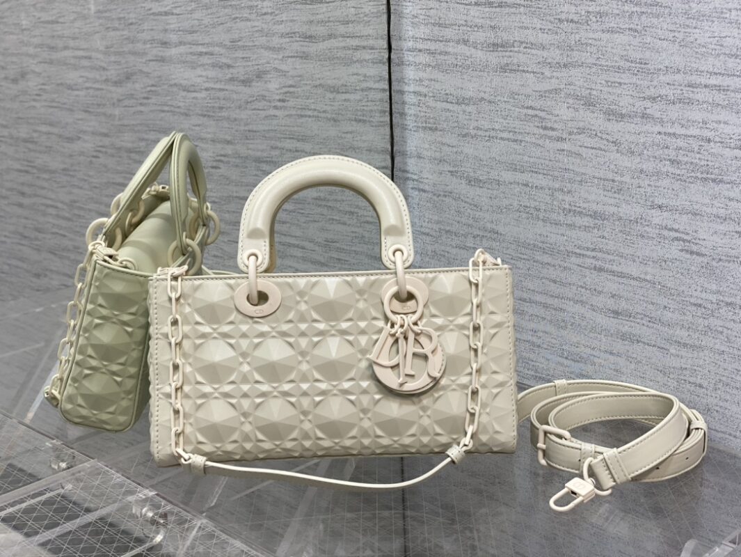 Dior Lady D-joy Bag in Milky White
