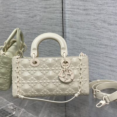 Dior Lady D-joy Bag in Milky White