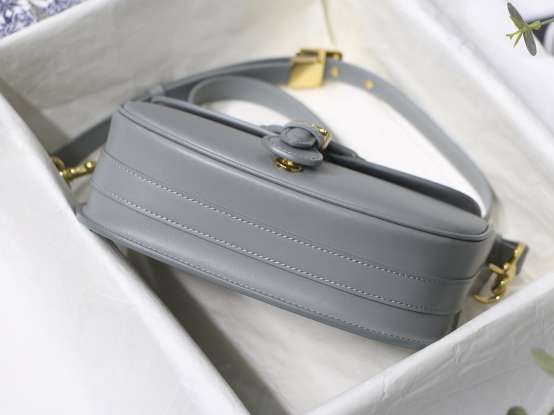 Dior Medium Bobby Bag in Rock Grey Leather - Image 7