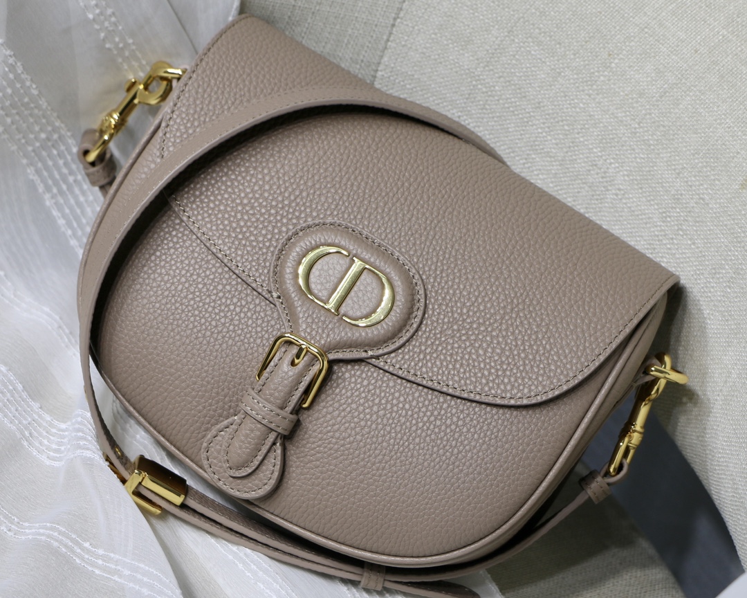 Dior Medium Bobby Bag in Khaki Calfskin - Image 4