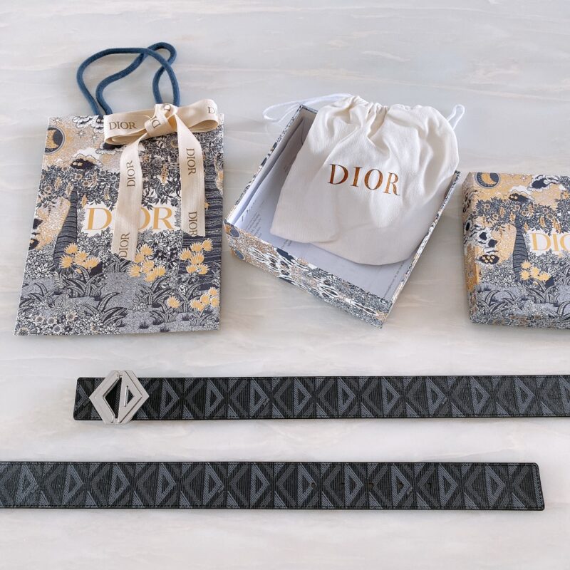 Dior Rhombus Buckle Belt
