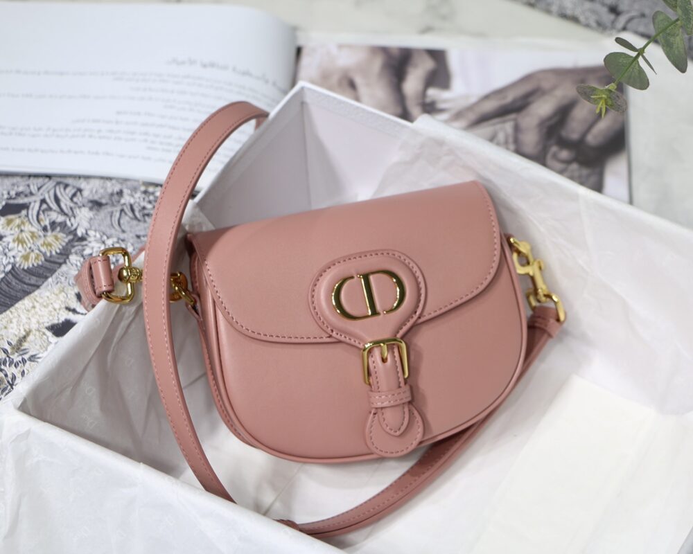 Dior Small Bobby Bag in Pink Calfskin