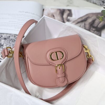 Dior Small Bobby Bag in Pink Calfskin