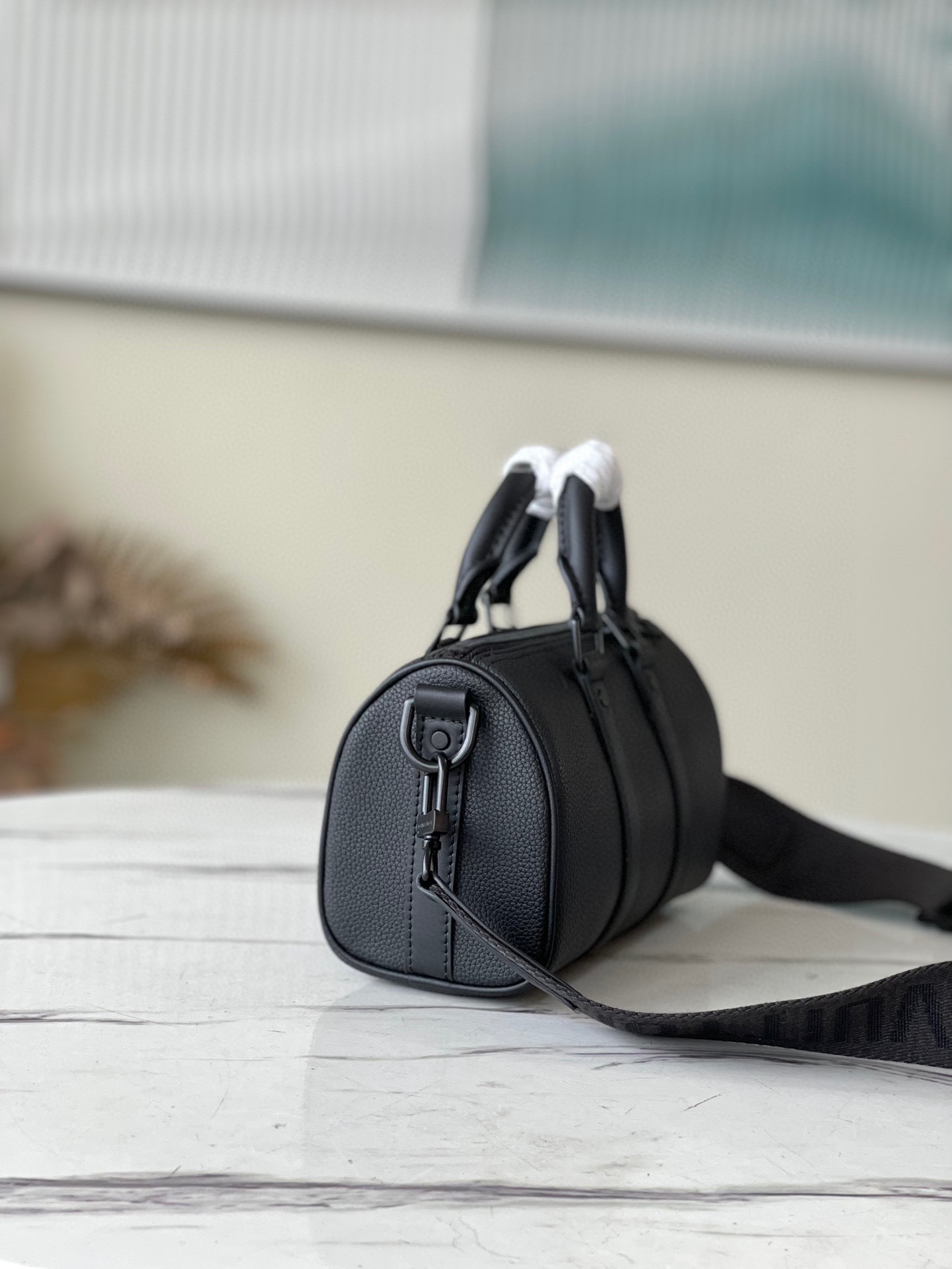 Louis Vuitton Keepall XS Travel Bag in Black - Image 4