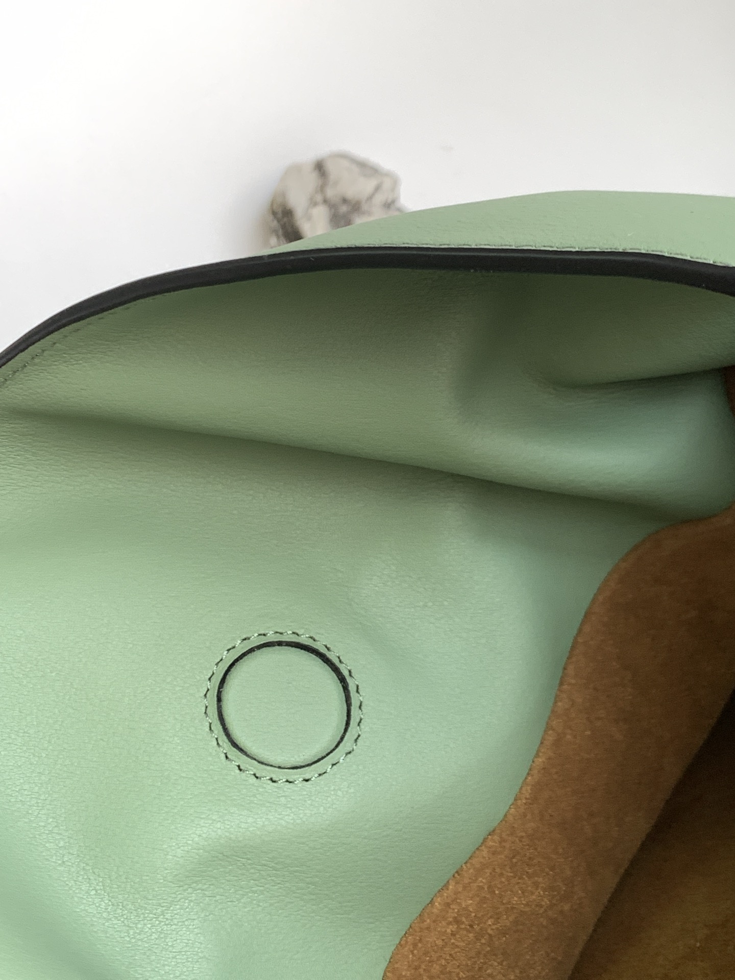 Loewe Large Flamenco Bag in Forest Green Calfskin - Image 9