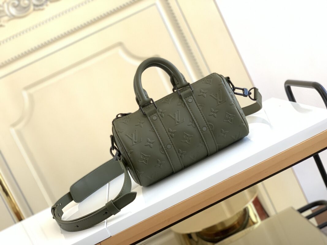 Louis Vuitton Keepall XS Travel Bag in Olive Green