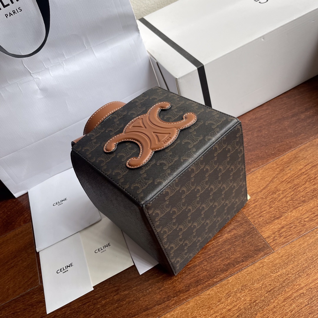 Celine Cube Triomphe Bag - Image 3