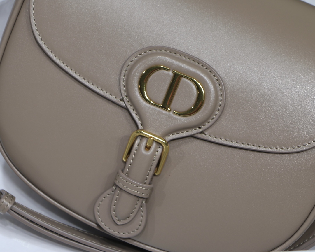 Dior Medium Bobby Bag in Warm Taupe Calfskin - Image 10