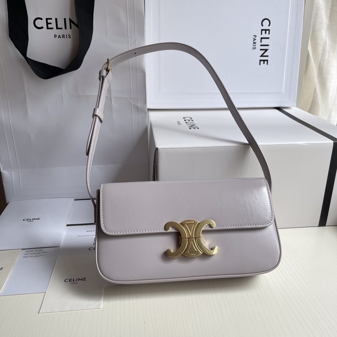 Celine Arc de Triomphe Underarm 20cm Bag in Grey